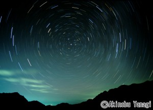 025室堂平から大日岳、剱岳方面・夏の星座(7月)