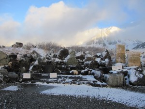 玉殿の湧水もストップ