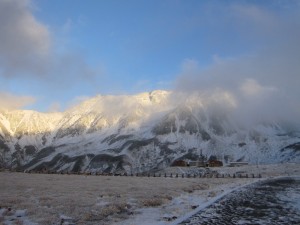 雄山・大汝・富士の折立方面