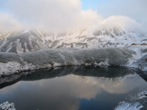 ミクリガ池も氷なし